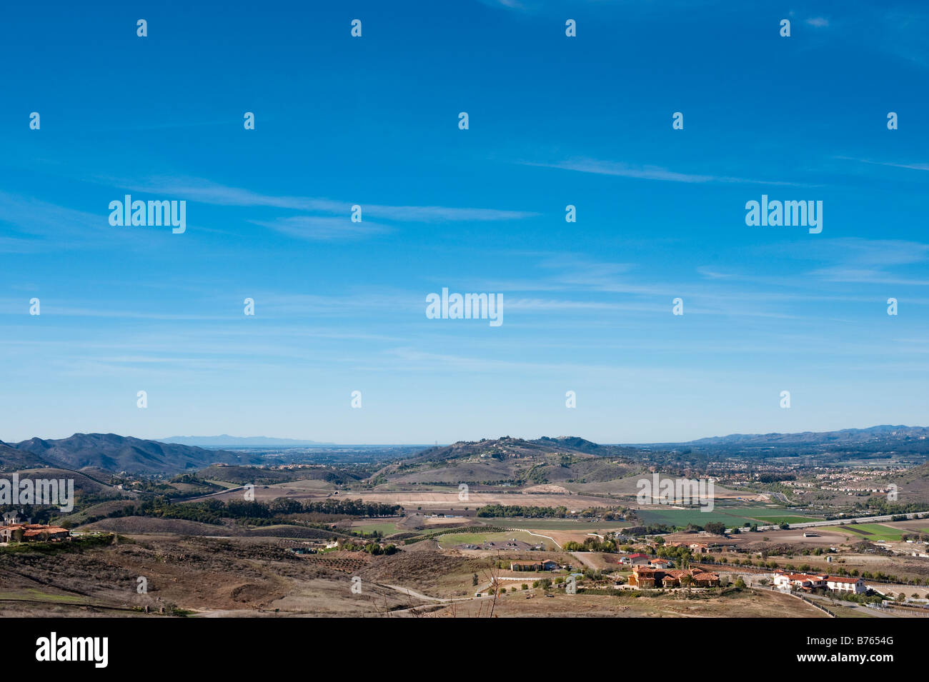 Scenery from Reagan Library in Simi Valley California Stock Photo