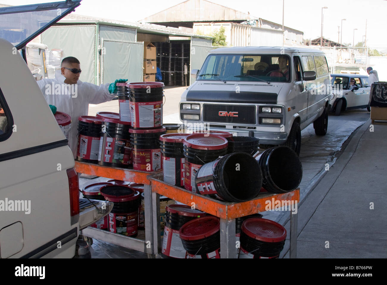 S.A.F.E Collection Center, Sun Valley, Bureau of Sanitation for the City of Los Angeles, California, USA Stock Photo