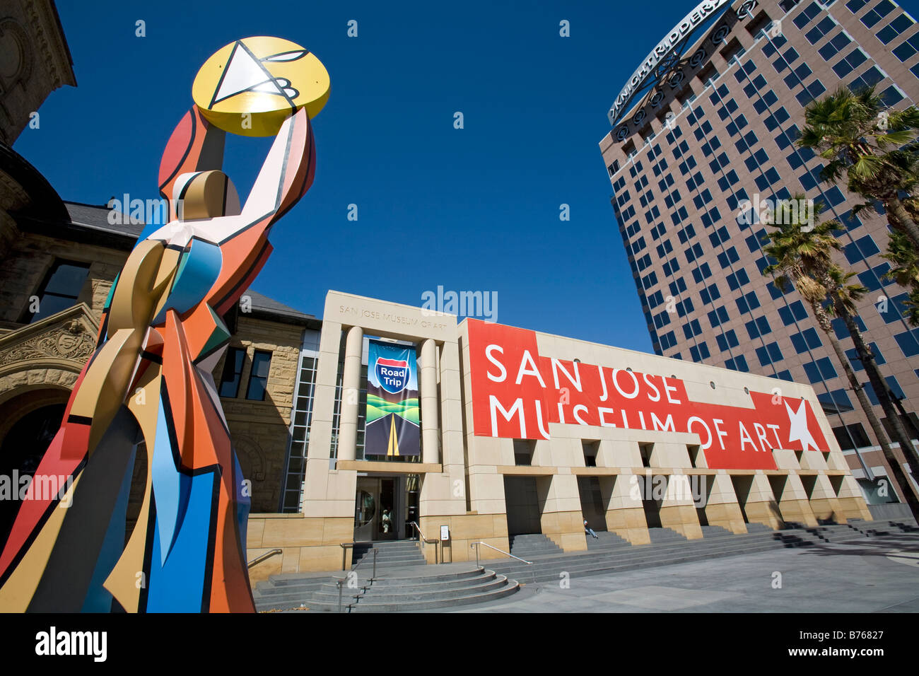 San jose museum of art san jose california usa stock photo alamy