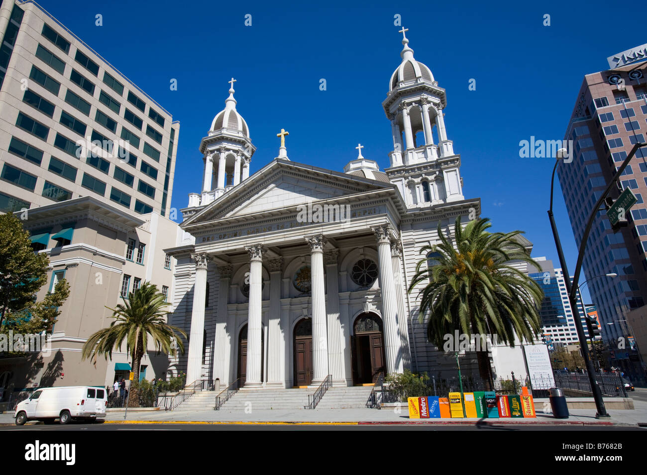 St Josephs Cathedral Basilica, San Jose, California, USA Stock Photo