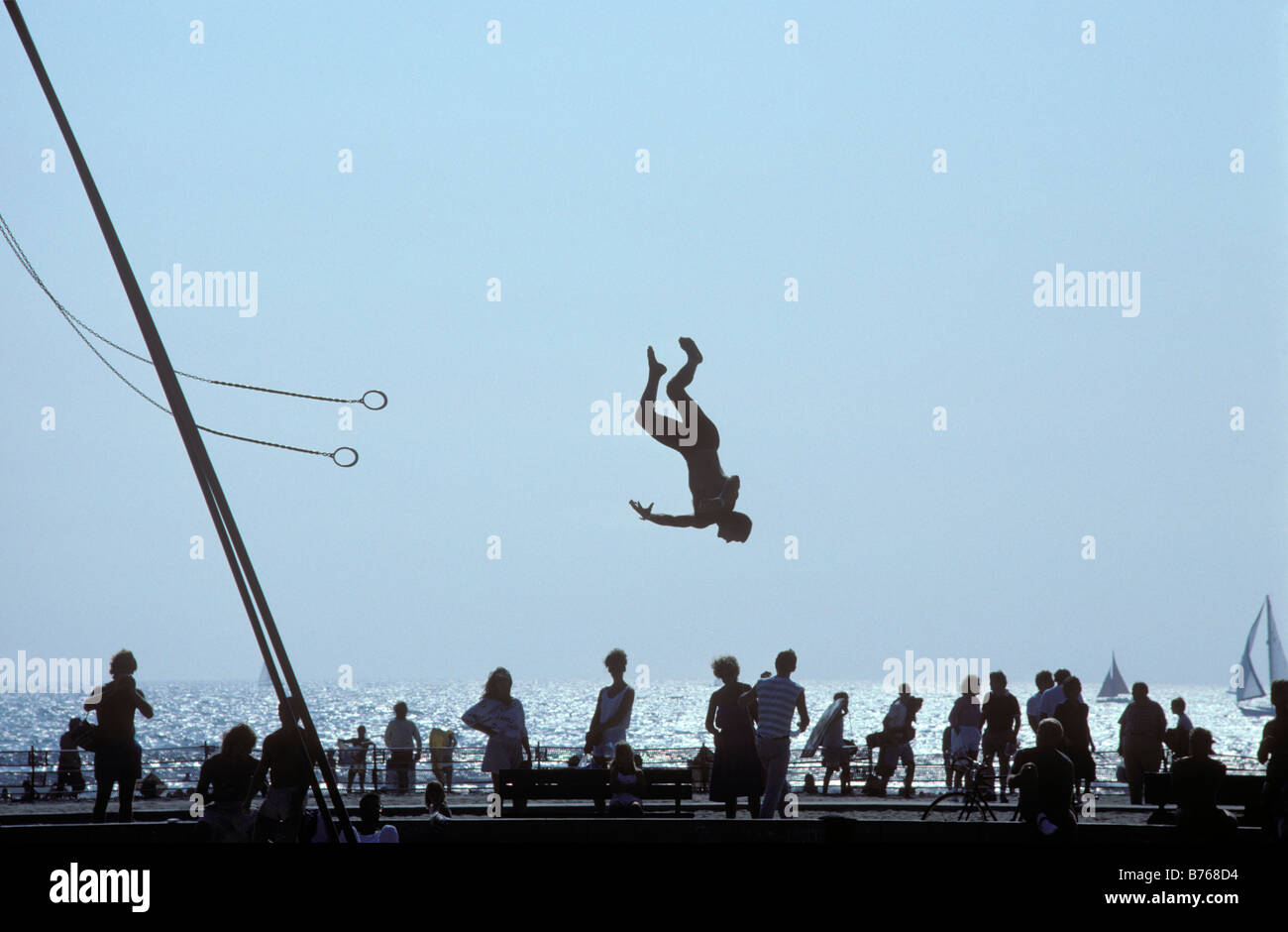 Muscle Beach, Venice Beach, Los Angeles, California (LA) Stock Photo