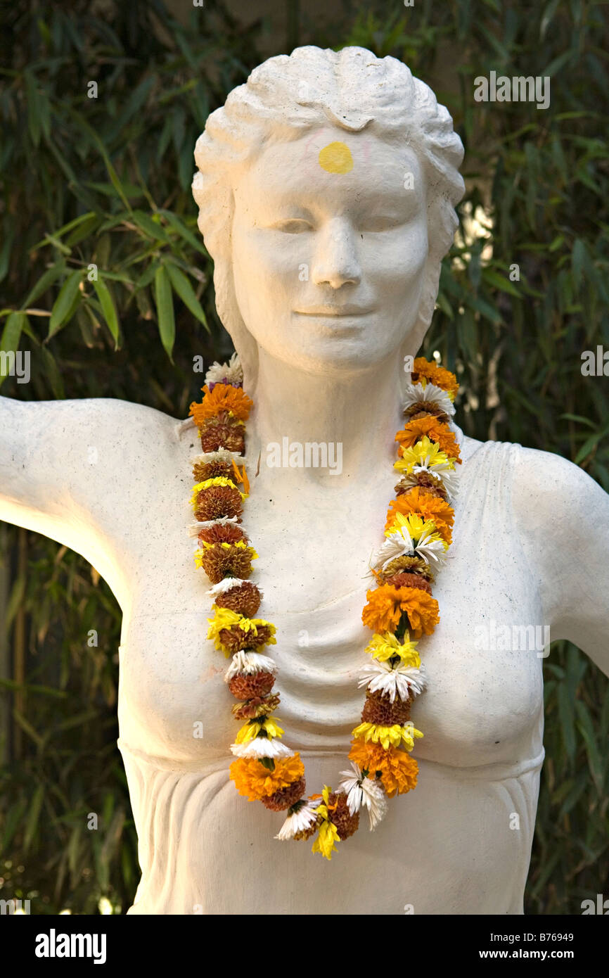 Prosperity statue in The Garden of Dreams an oasis of peace and