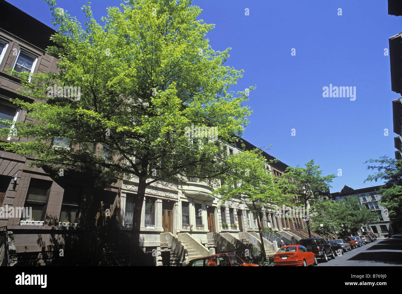 Hamilton Terrace, Harlem, Manhattan, New York8 Stock Photo