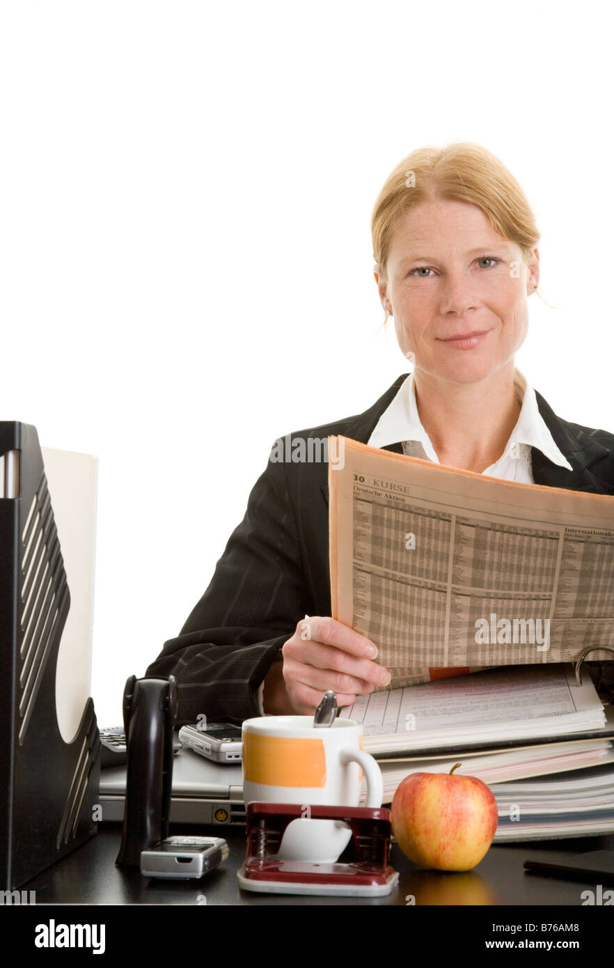 office assistant clerk employee woman female Stock Photo Alamy