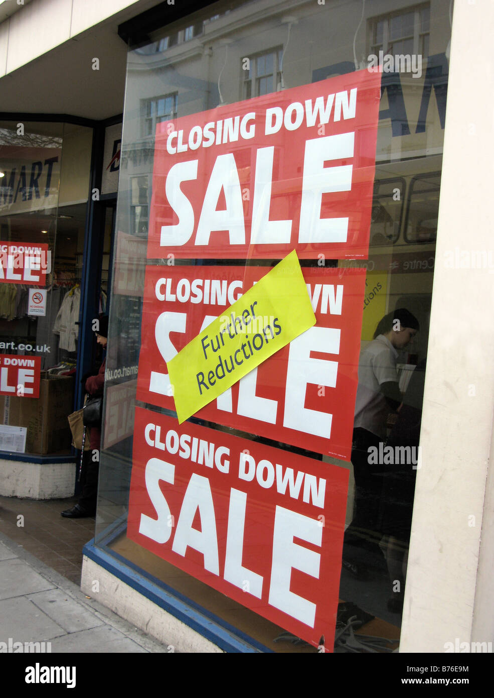 Damart clothes shop Brighton East Sussex closing down sale Stock Photo -  Alamy