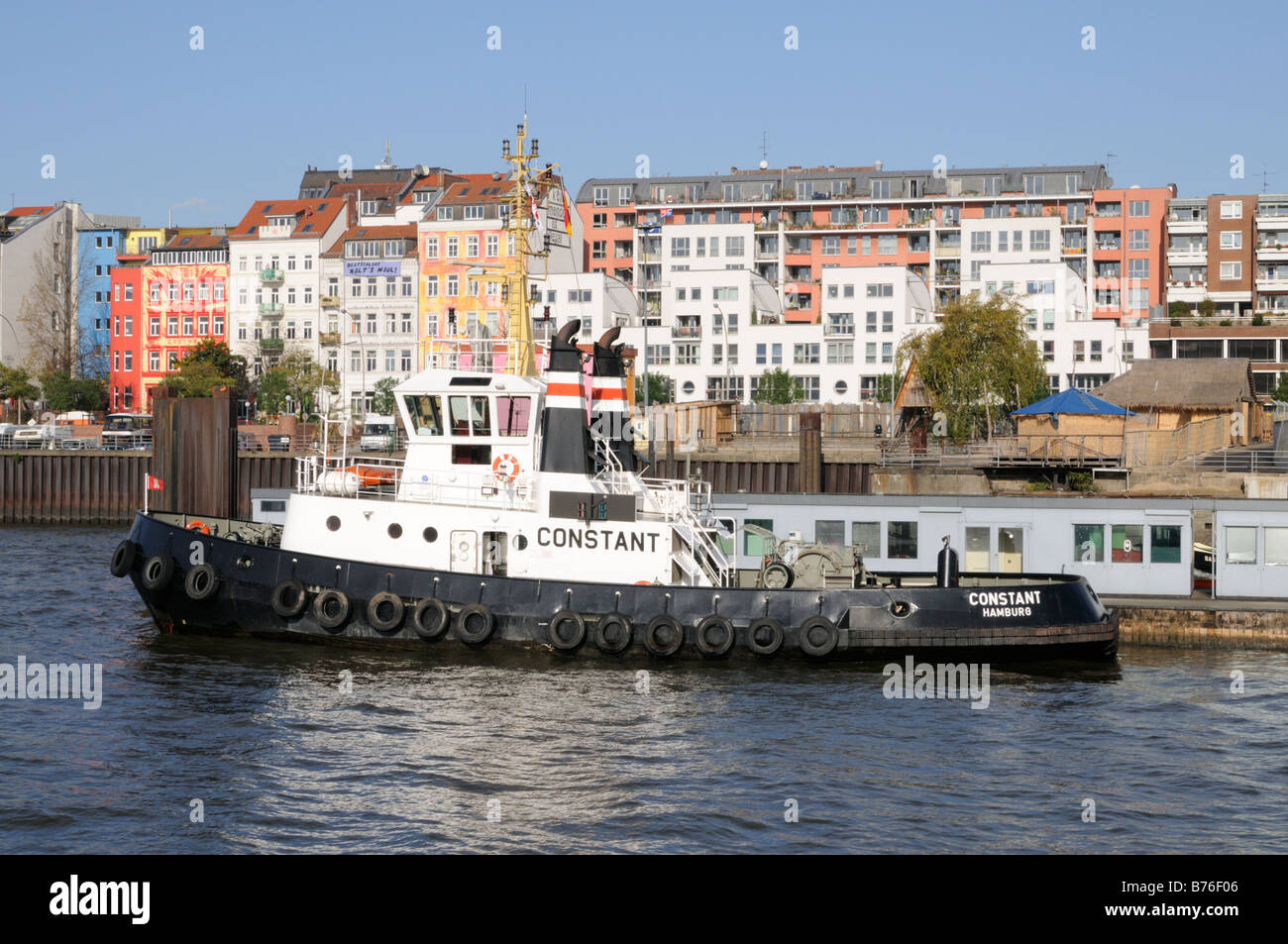 Schlepper im Hamburger Hafen Deutschland Tug in the Port of Hamburg Germany Stock Photo