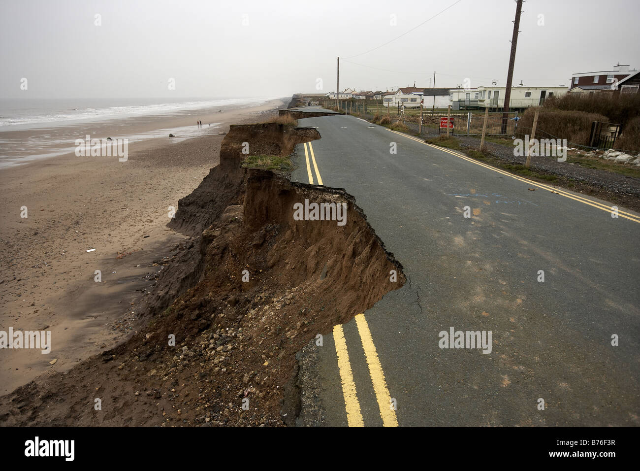 Coastal erosion uk houses high resolution stock photography and images