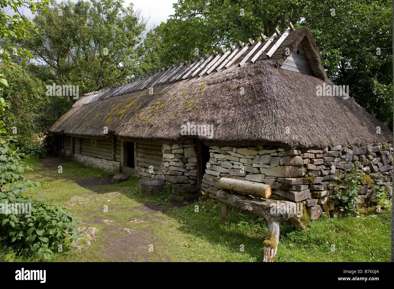 Muhu Museum at Koguva Village, Muhu Island, Estonia, Europe Stock Photo ...