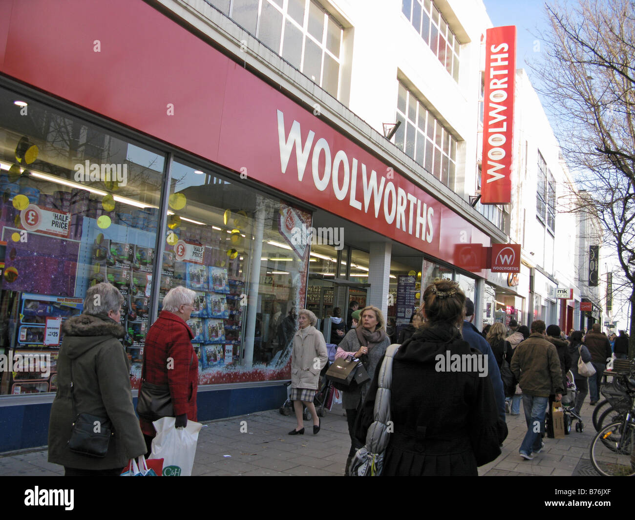 Woolworths shop in Brighton East Sussex the chain stores now in administration Stock Photo