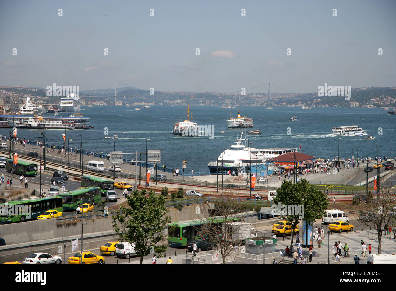 The Golden Horn Istanbul where Europe meets Asia Turkey 2006 Stock ...