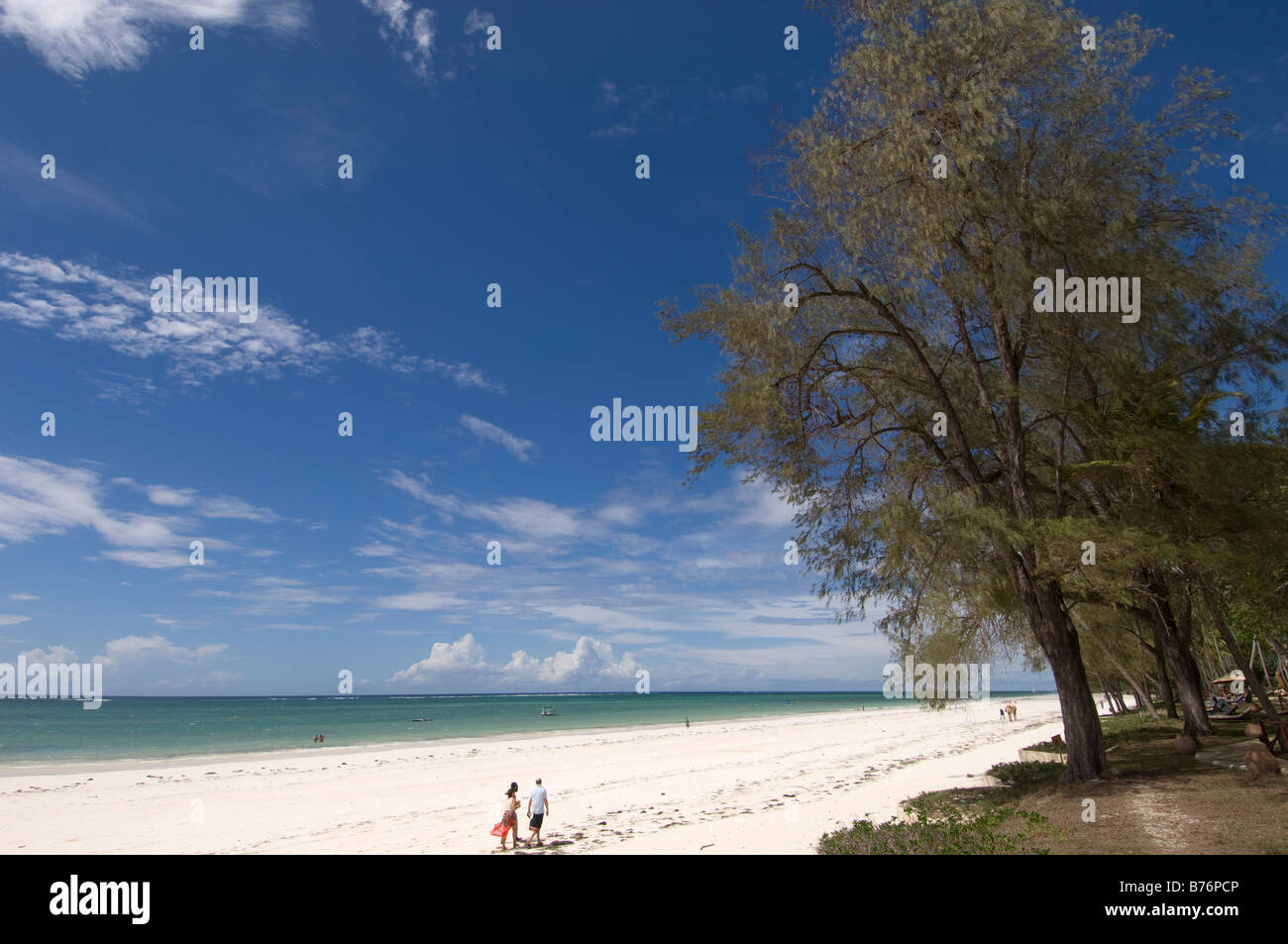 Diani Beach near Mombasa Kenya Stock Photo