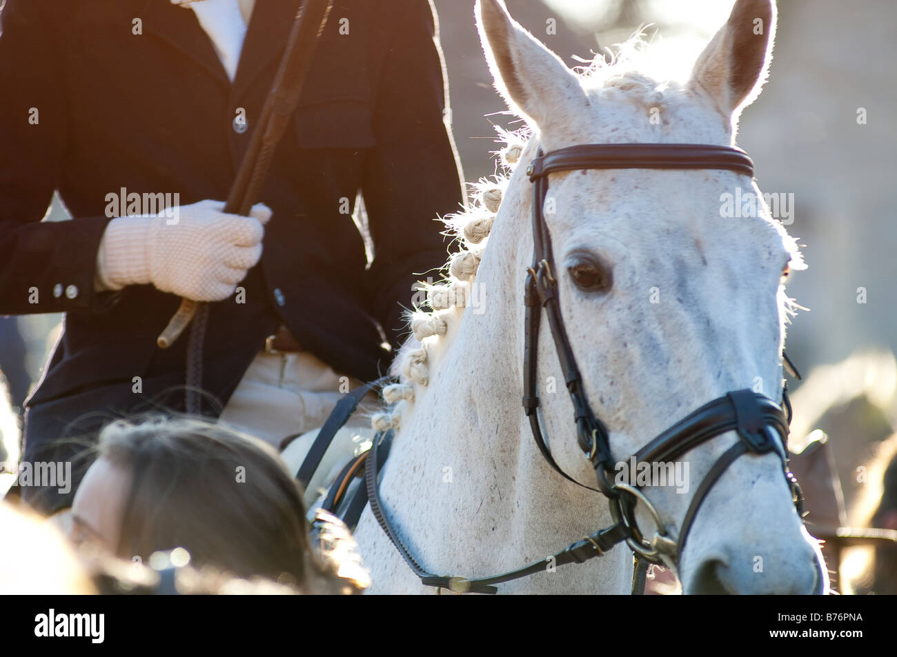 Lacock Teh Avon Vale hunt on Boxing day Stock Photo