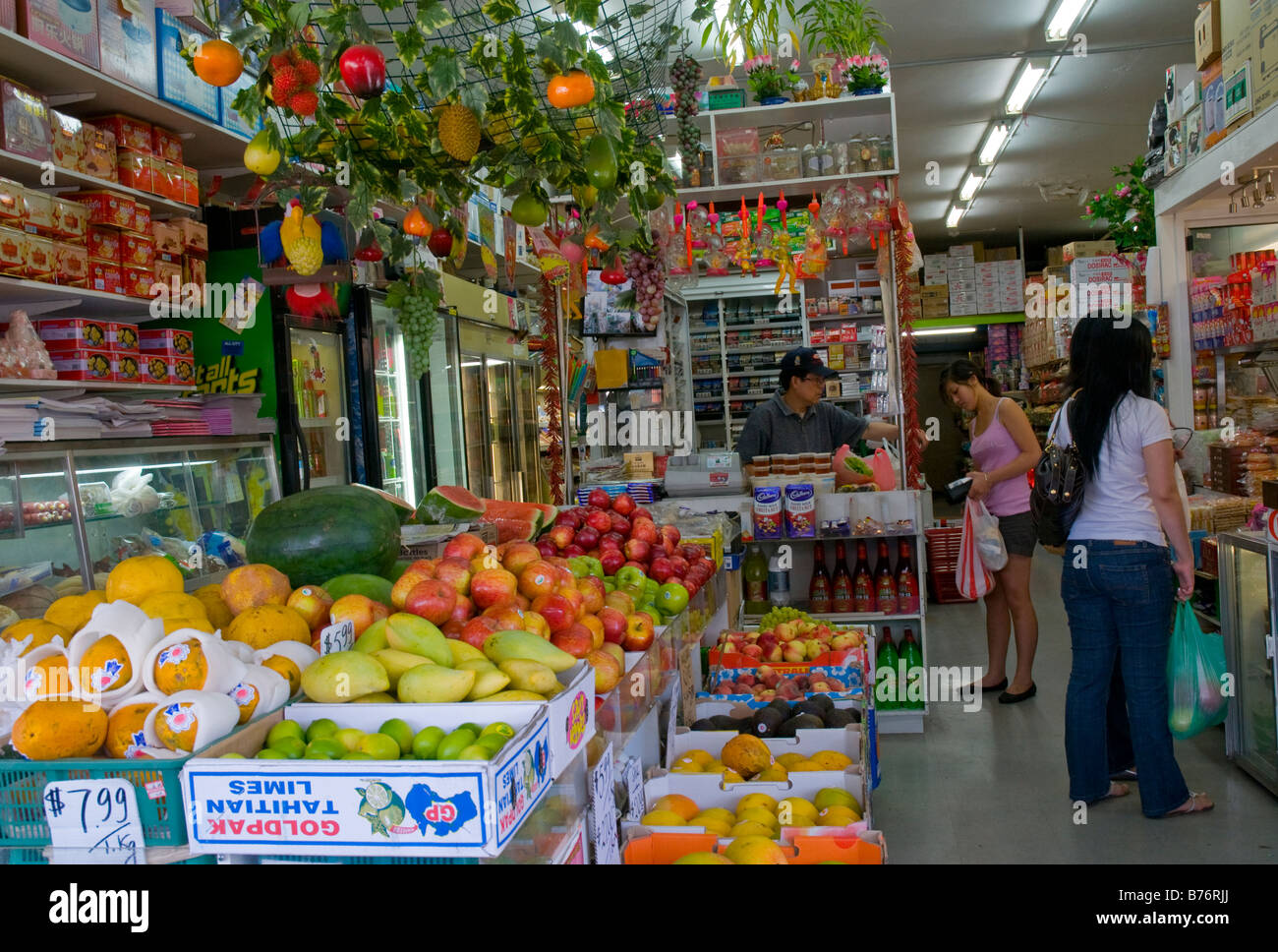 An ethnic Vietnamese general store in Richmond Melbourne Victoria Stock Photo