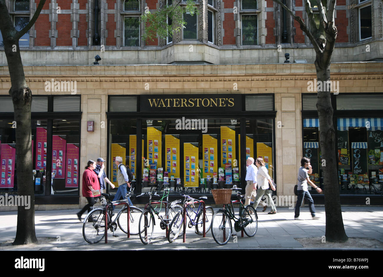 General View GV of Waterstones book shore shop in London England UK Stock Photo