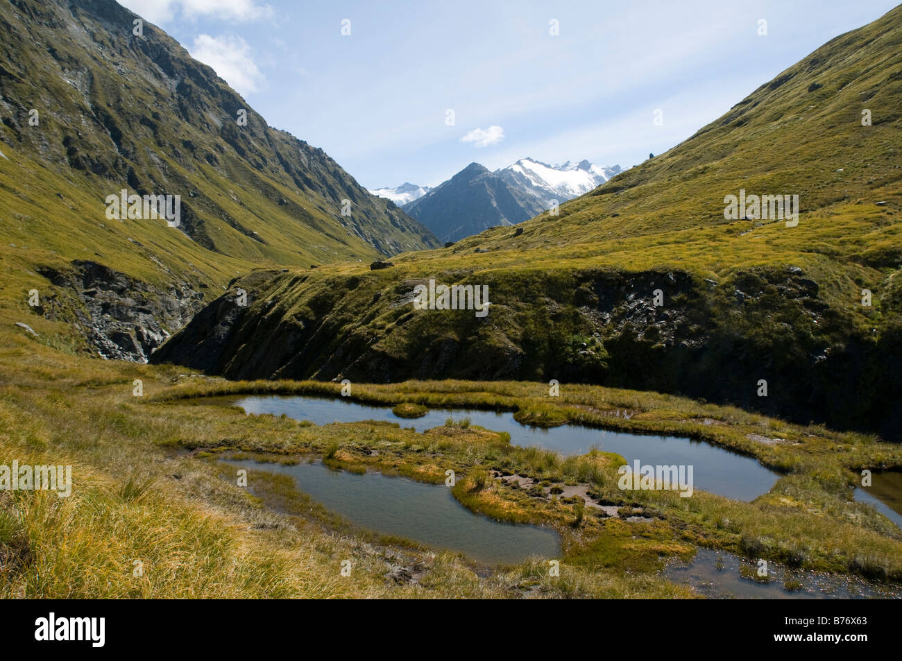 Barrier Ranges The Barrier Range from Snowy Creek, below the Rees Saddle, Rees Dart ...