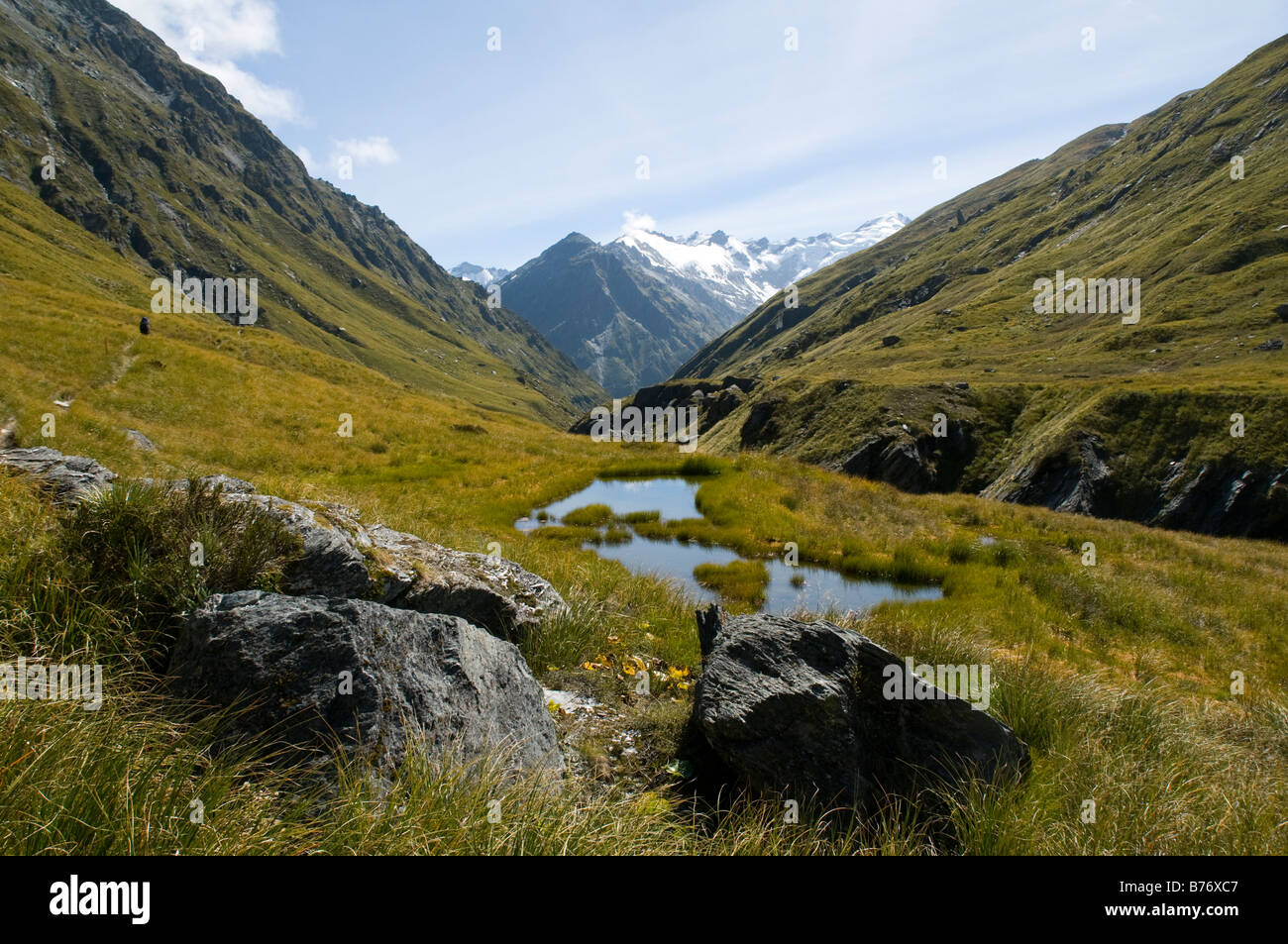 Barrier Ranges The Barrier Range from Snowy Creek, below the Rees Saddle, Rees Dart ...
