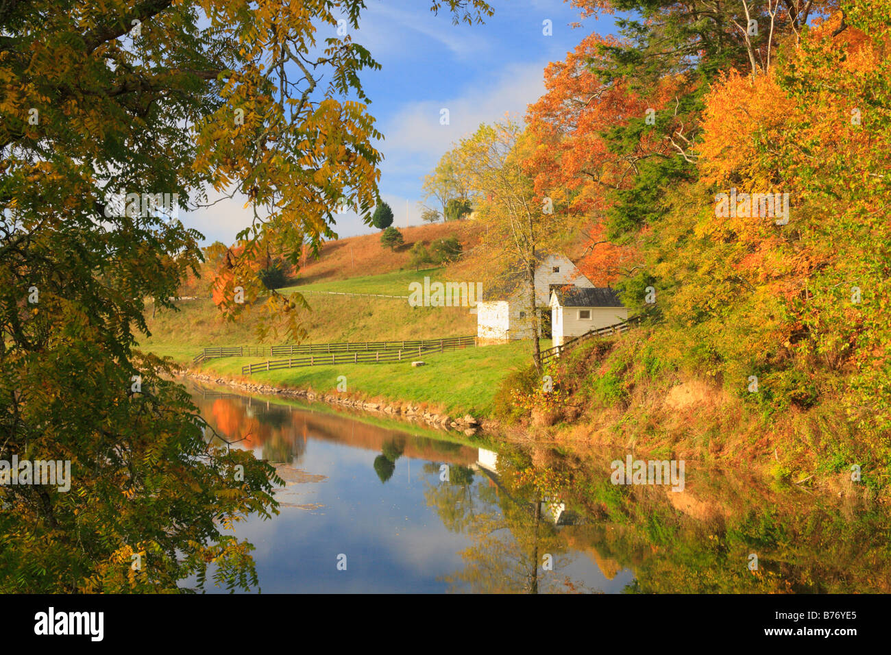 Jackson River, Warm Springs, Virginia, USA Stock Photo Alamy