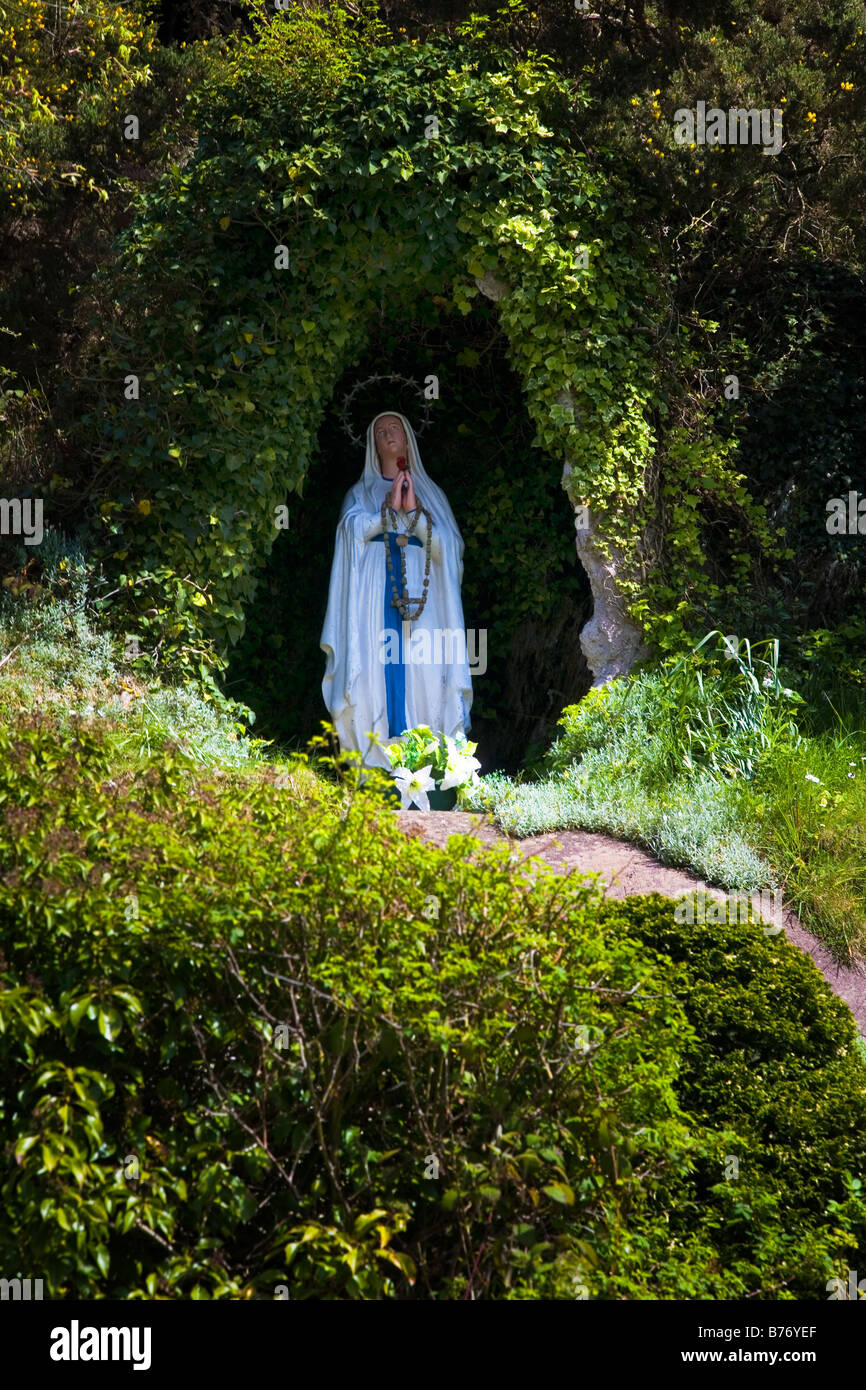 Ballinspittle Shrine of the apparition of Lourdes, West Cork Ireland. Stock Photo
