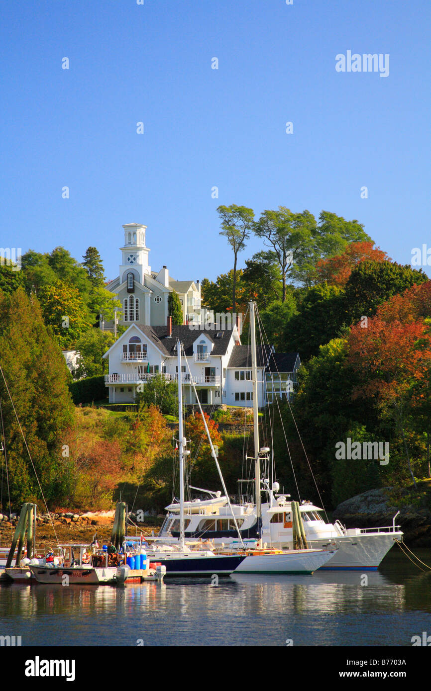 Harbor, Rockport, Maine, USA Stock Photo Alamy