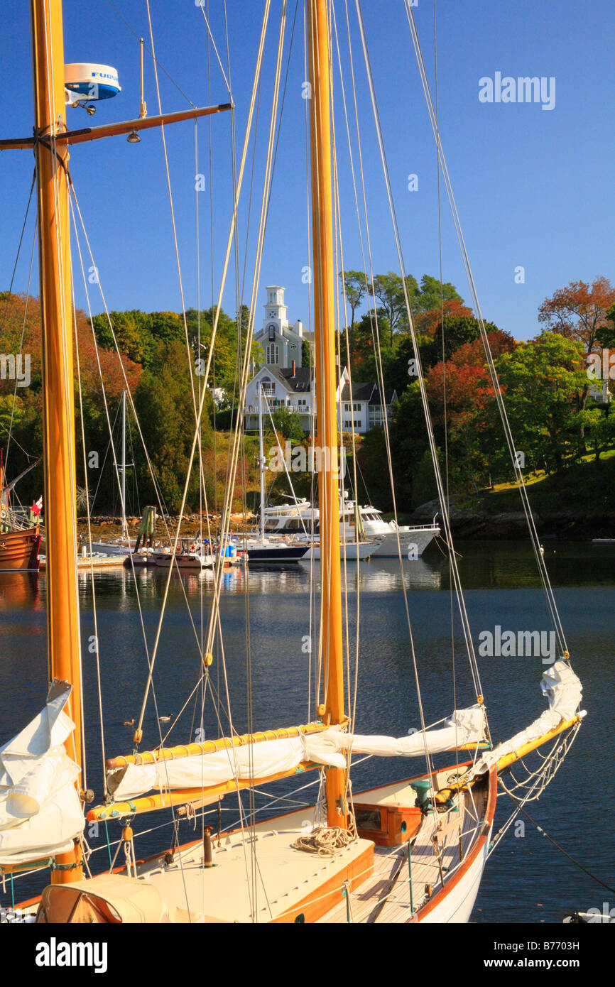 Harbor, Rockport, Maine, USA Stock Photo - Alamy