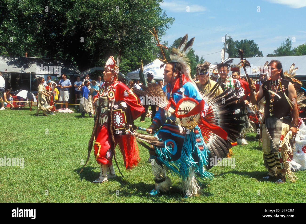 Pow Wow, Mattaponi Indian Reservation, Westpoint, Virginia, USA Stock