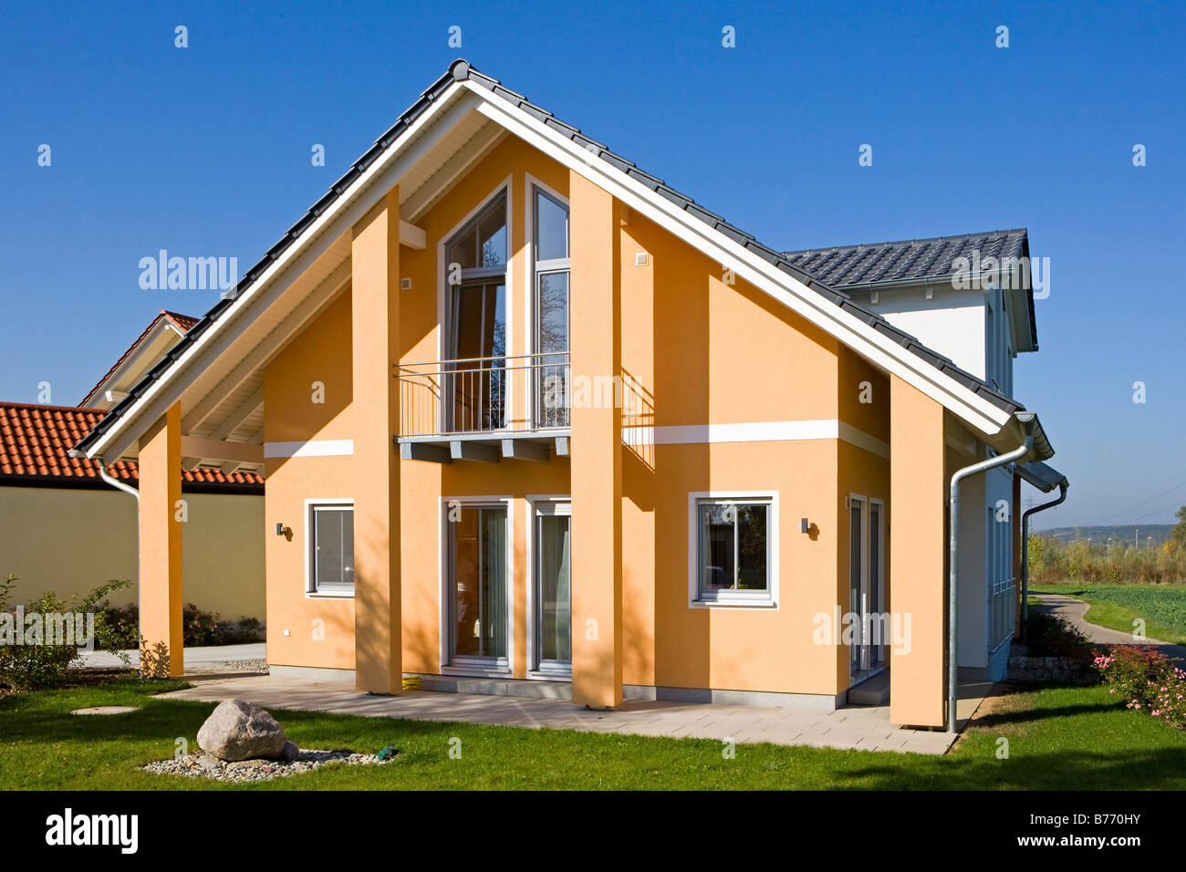Architektur Einfamilienhaus, family home Stock Photo