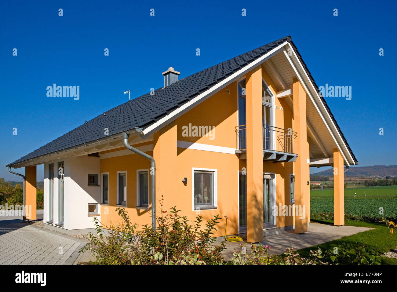 Architektur Einfamilienhaus, family home Stock Photo