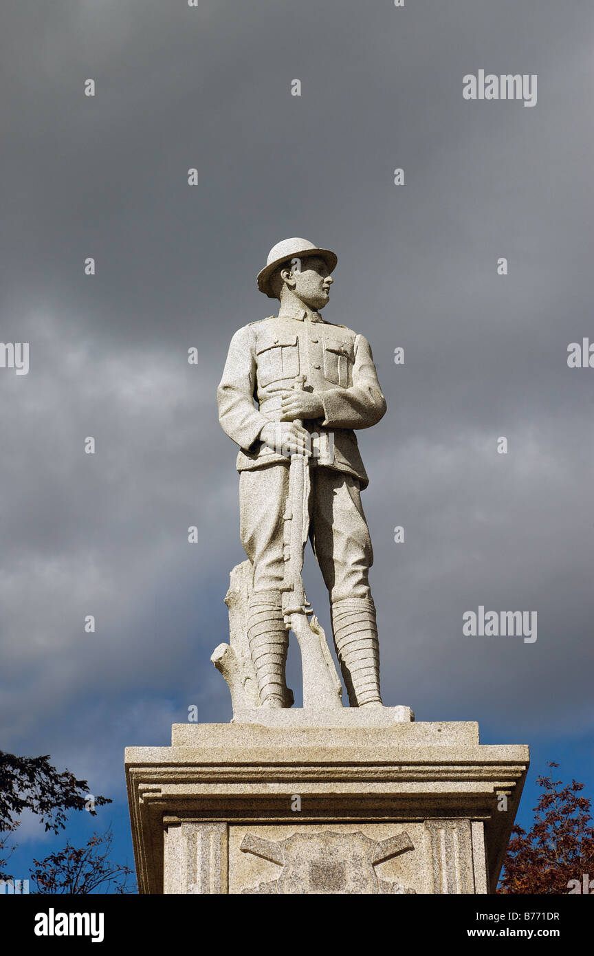 A statue of a first world war soldier Stock Photo