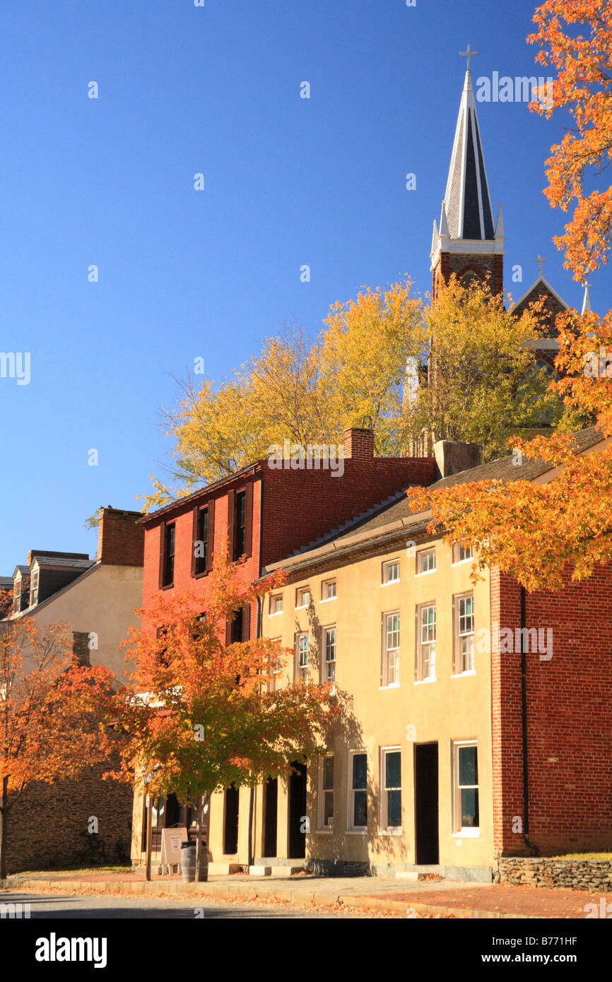 Appalachian Trail in Harpers Ferry - Appalachian Trail In Harpers Ferry West Virginia Usa B771HF 