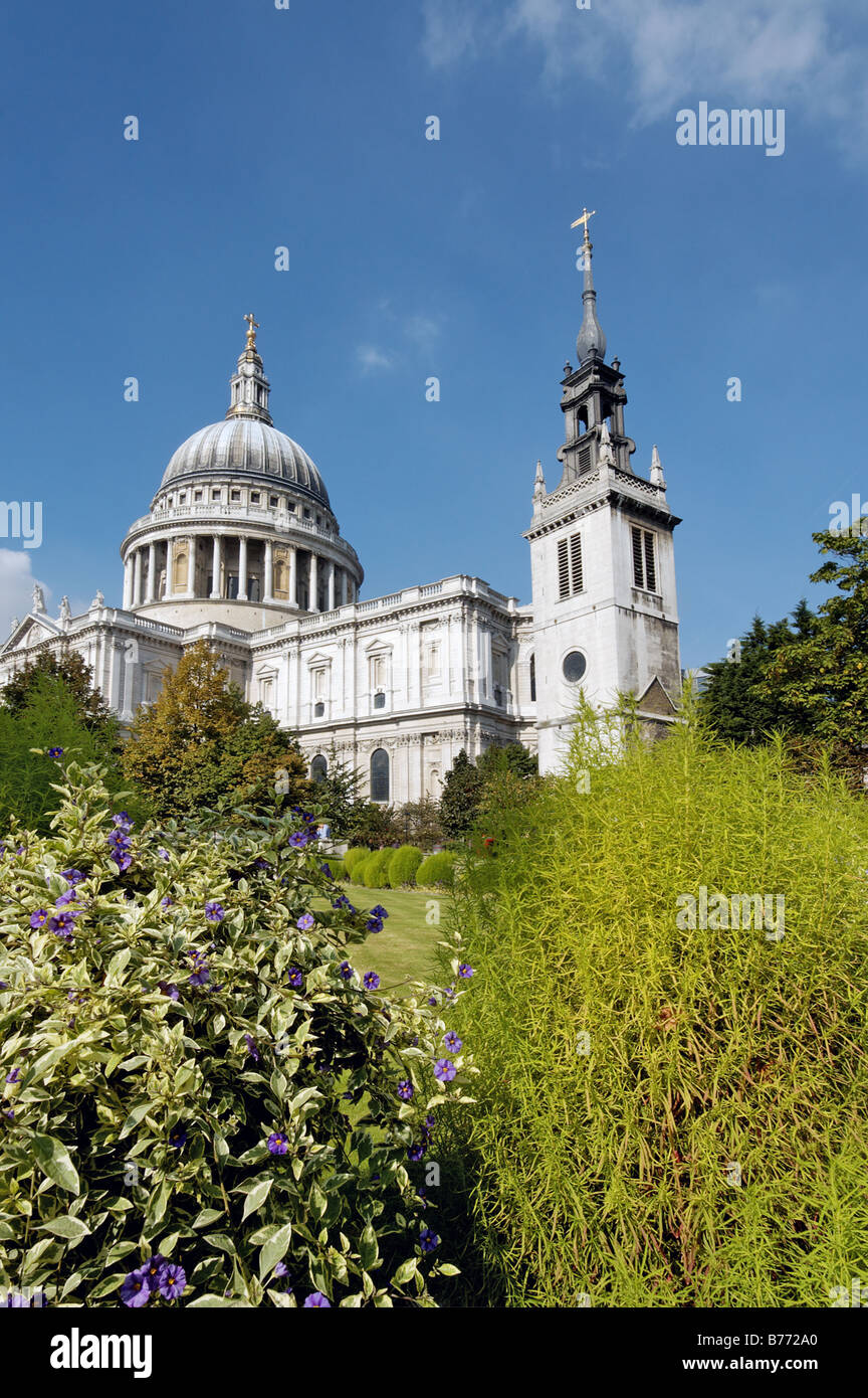 Saint Paul's cathedral in London Stock Photo