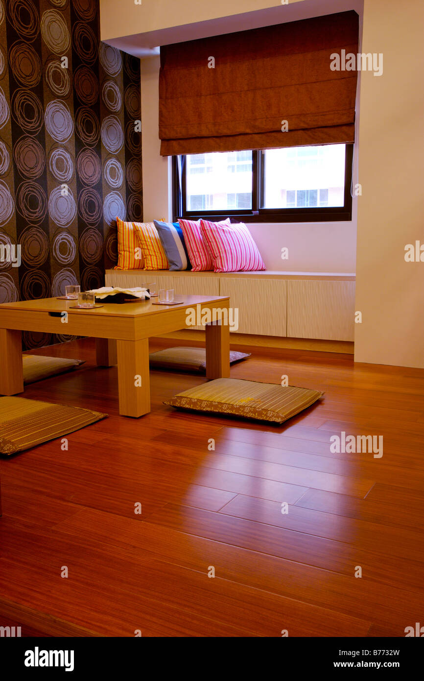 Japanese style domestic room Stock Photo