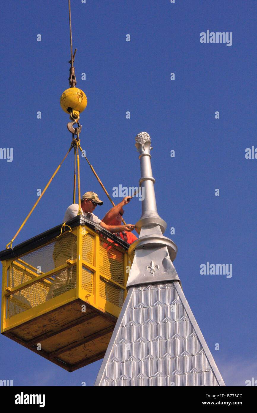 Painting Steeple, Downtown Staunton, Virginia, USA Stock Photo Alamy