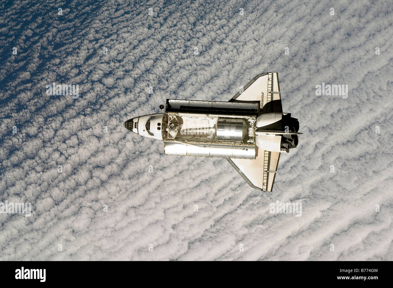 Space Shuttle Endeavour Stock Photo