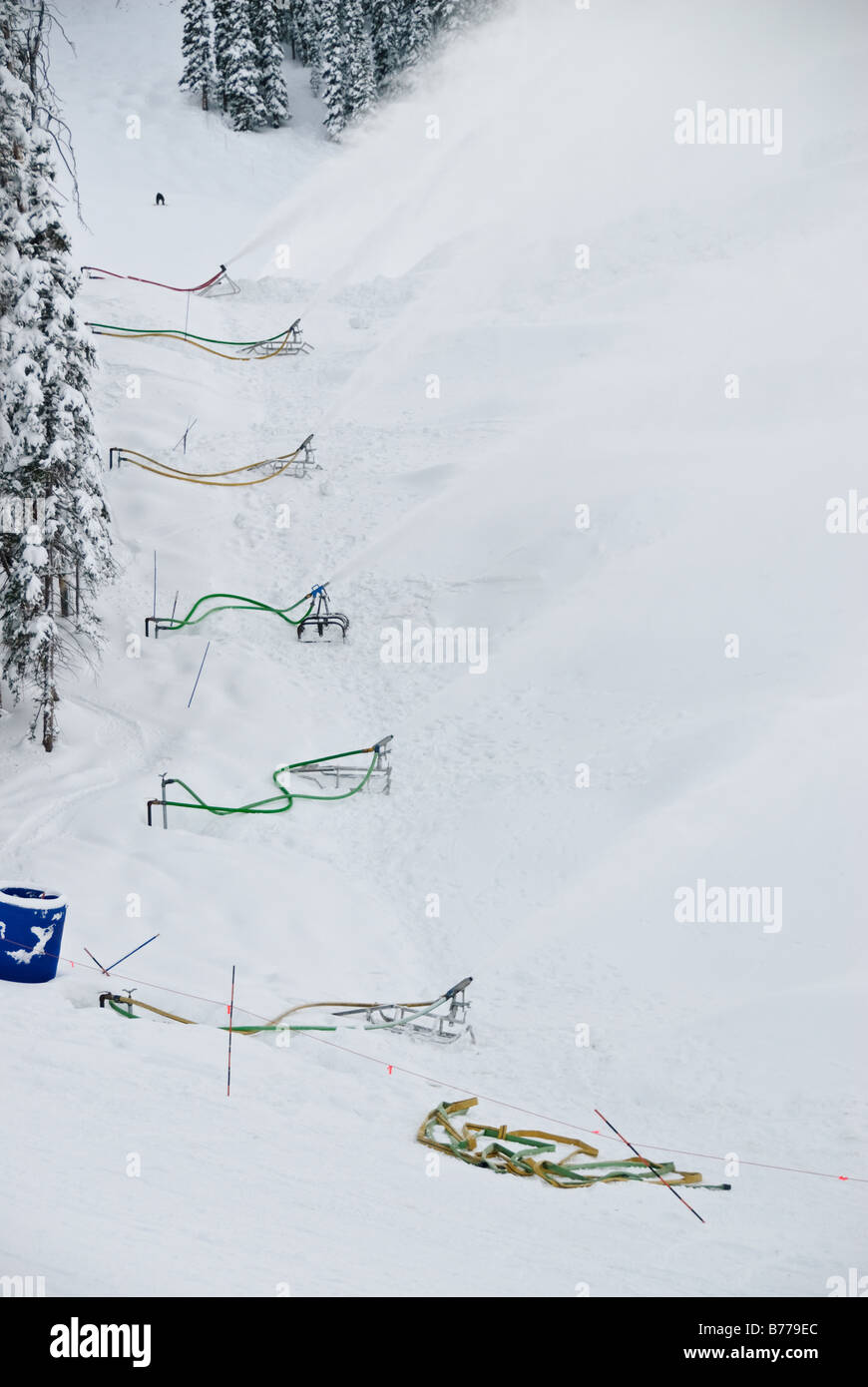 Snow making gear Stock Photo Alamy