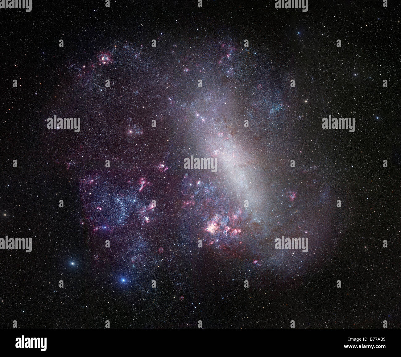 Large Magellanic Cloud Stock Photo