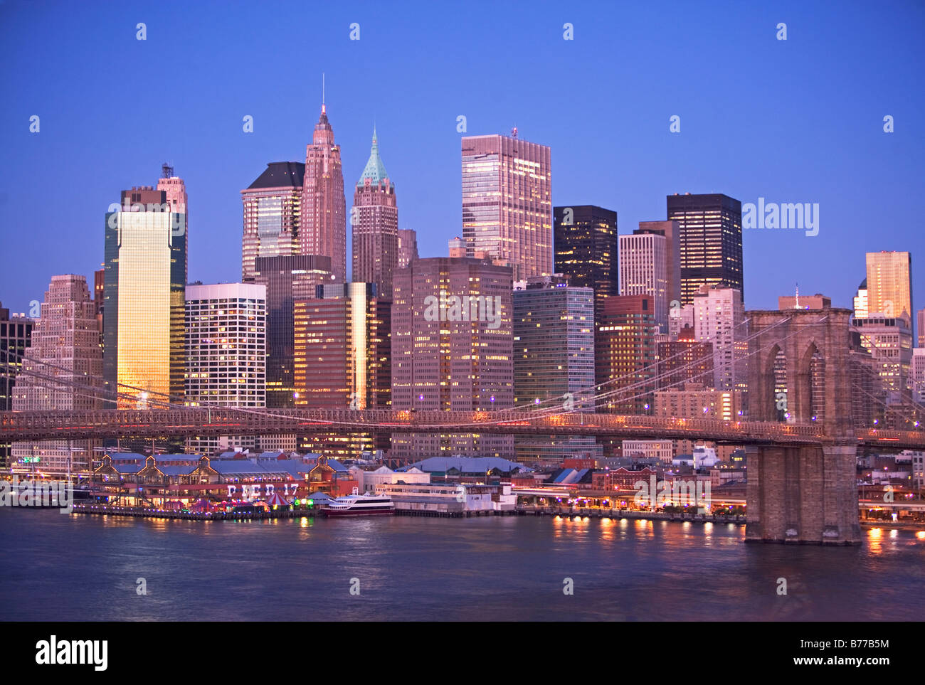 New York City skyline Stock Photo Alamy