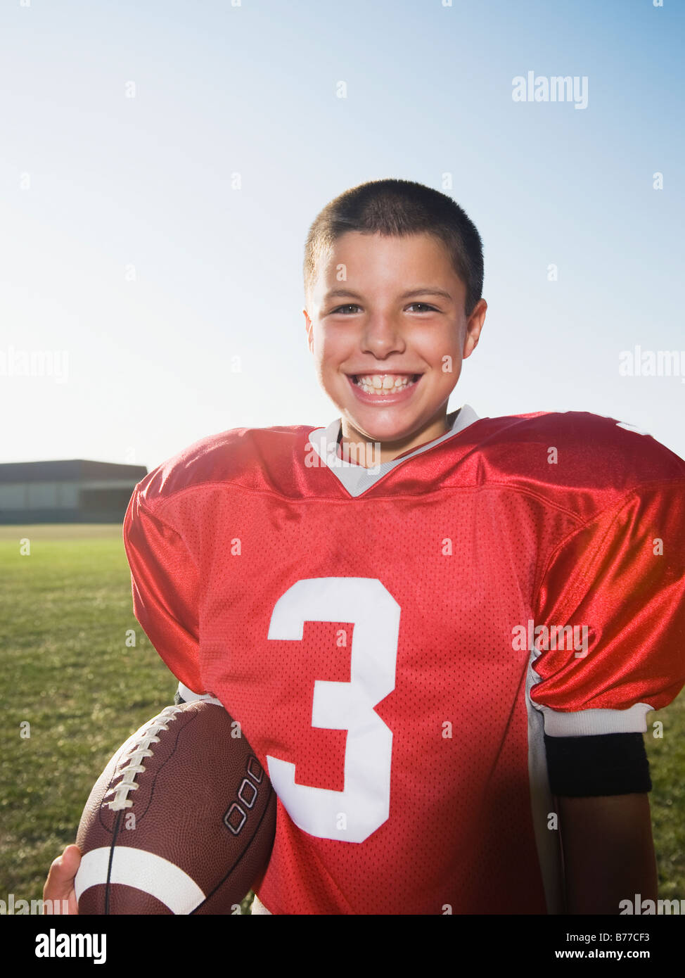 Portrait of football player Stock Photo - Alamy