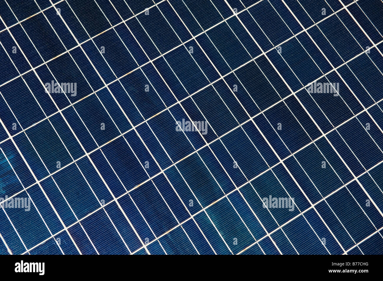 Close up of solar panel Stock Photo