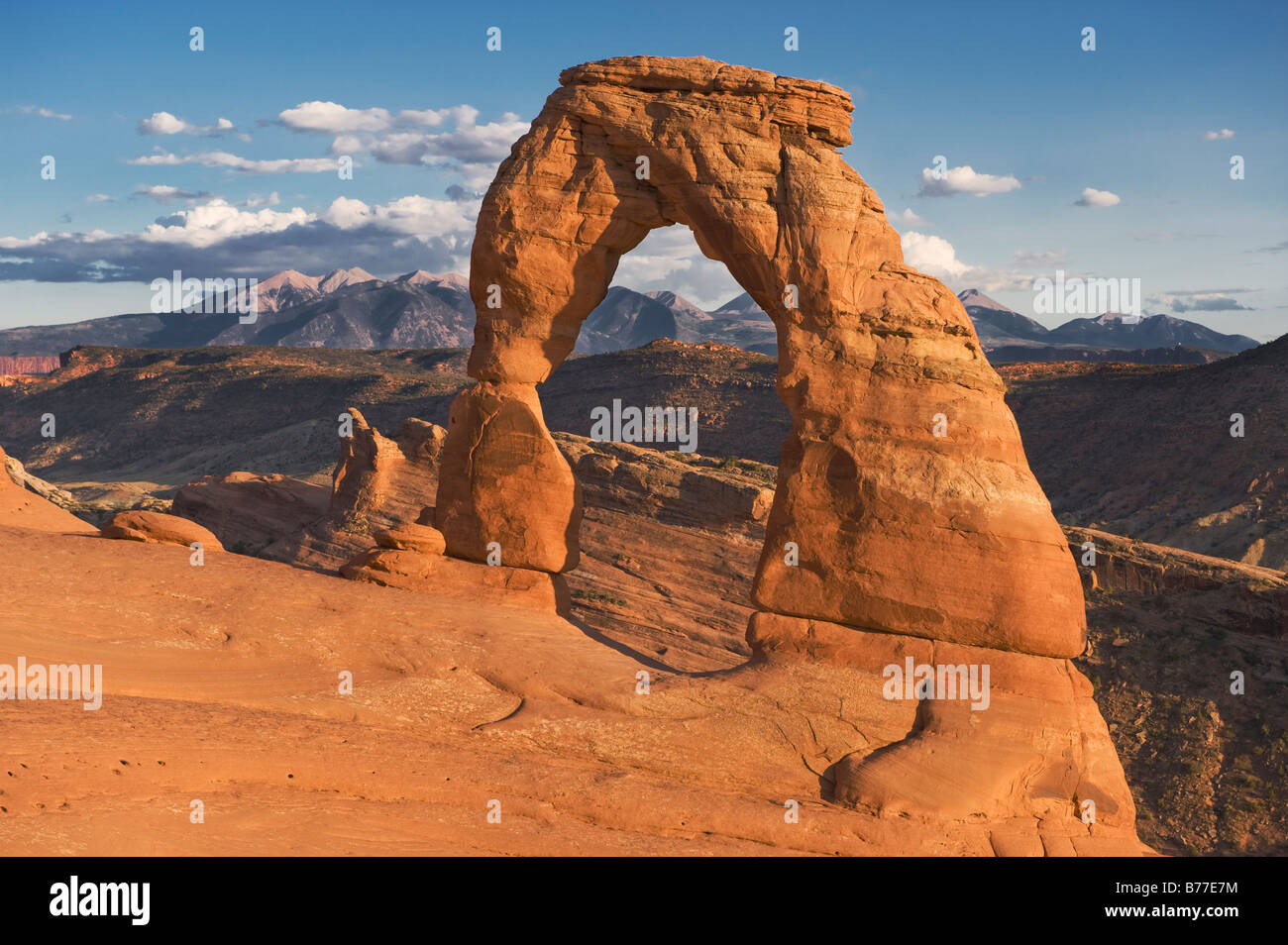 Delicate Arch of Arches National Park, Utah Stock Photo