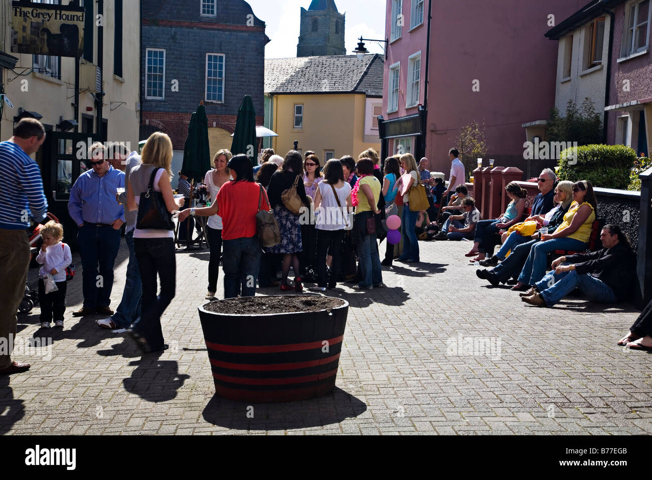 Kinsale Street Scene, Cork Ireland Stock Photo