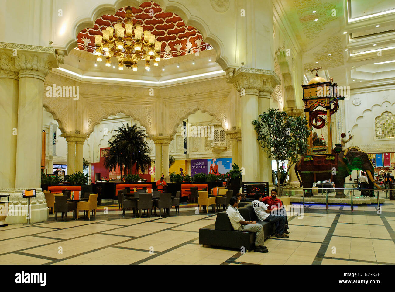Ibn Battuta shopping mall, Emirate of Dubai, United Arab Emirates, Arabia, Near East Stock Photo