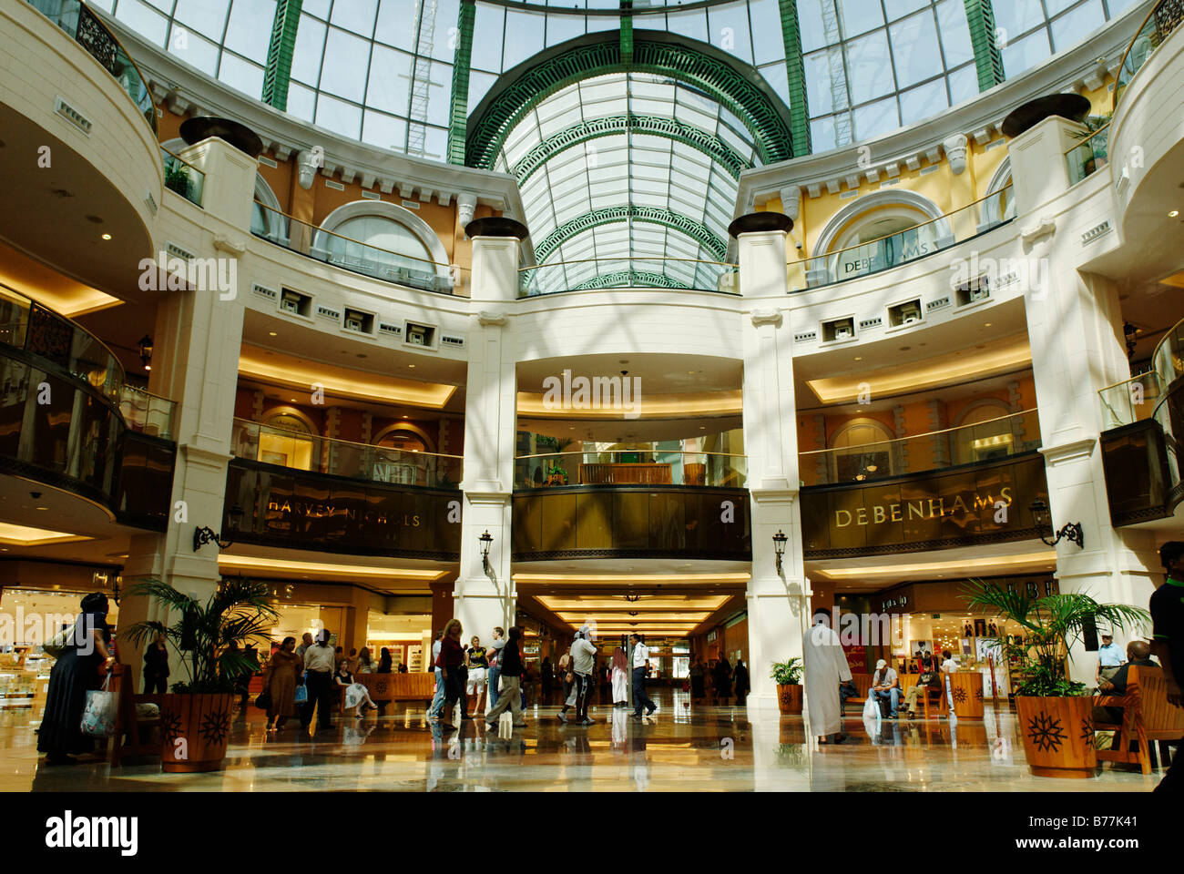 Shopping mall of Dubai, Emirate of Dubai, United Arab Emirates, Arabia, Near East Stock Photo