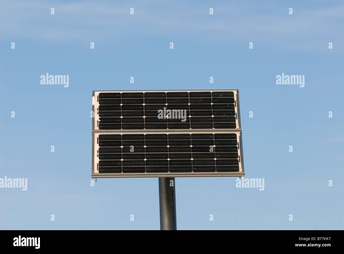 Solar panel, Levekusen, North Rhine-Westphalia, Germany. Stock Photo