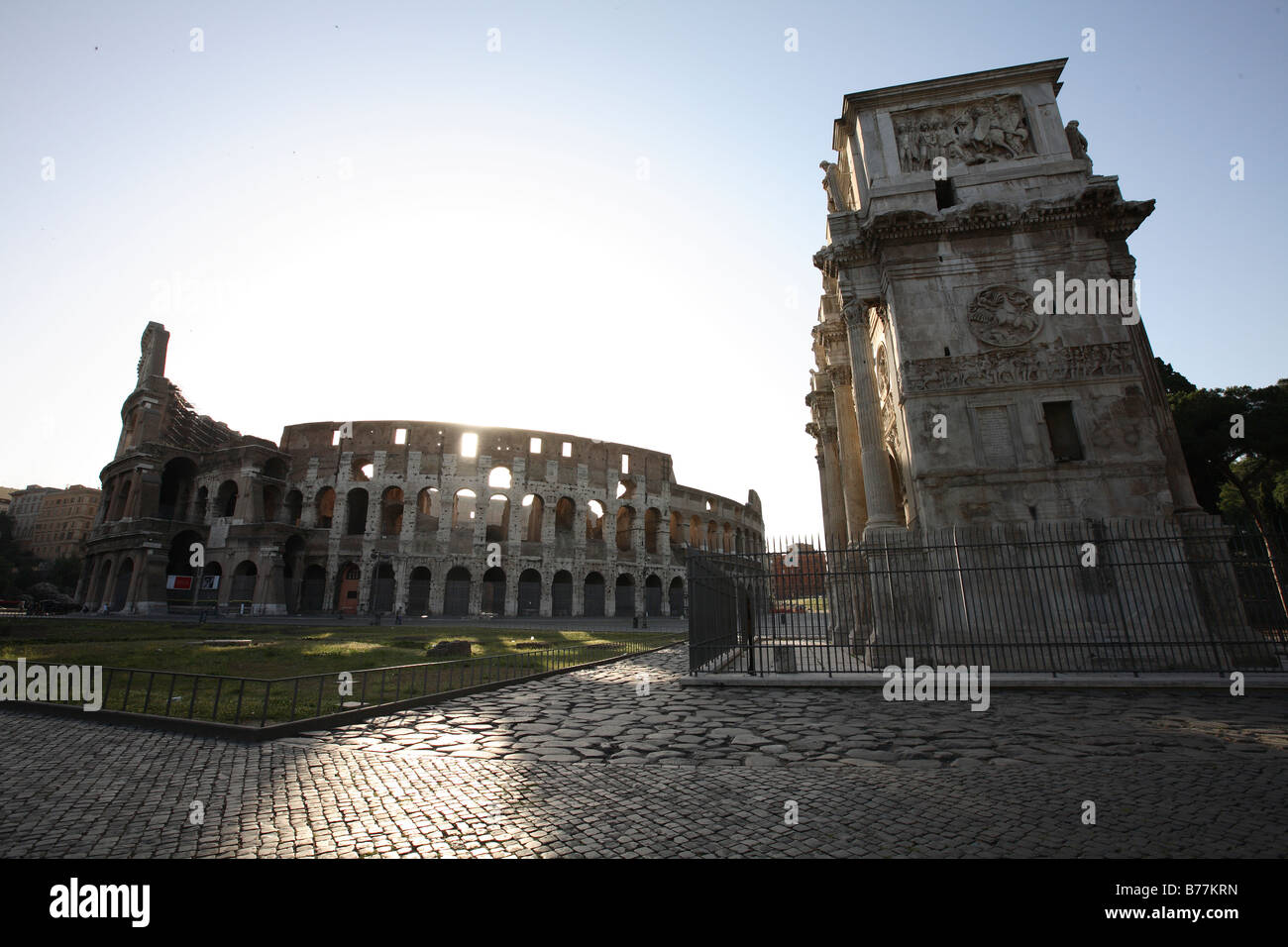 Colosseum sunrise rome italy hi-res stock photography and images - Alamy