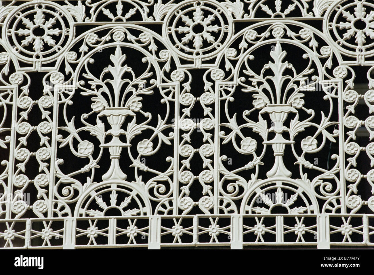 Australia,New South Wales,Narrandera,Delicate Iron Lacework Stock Photo