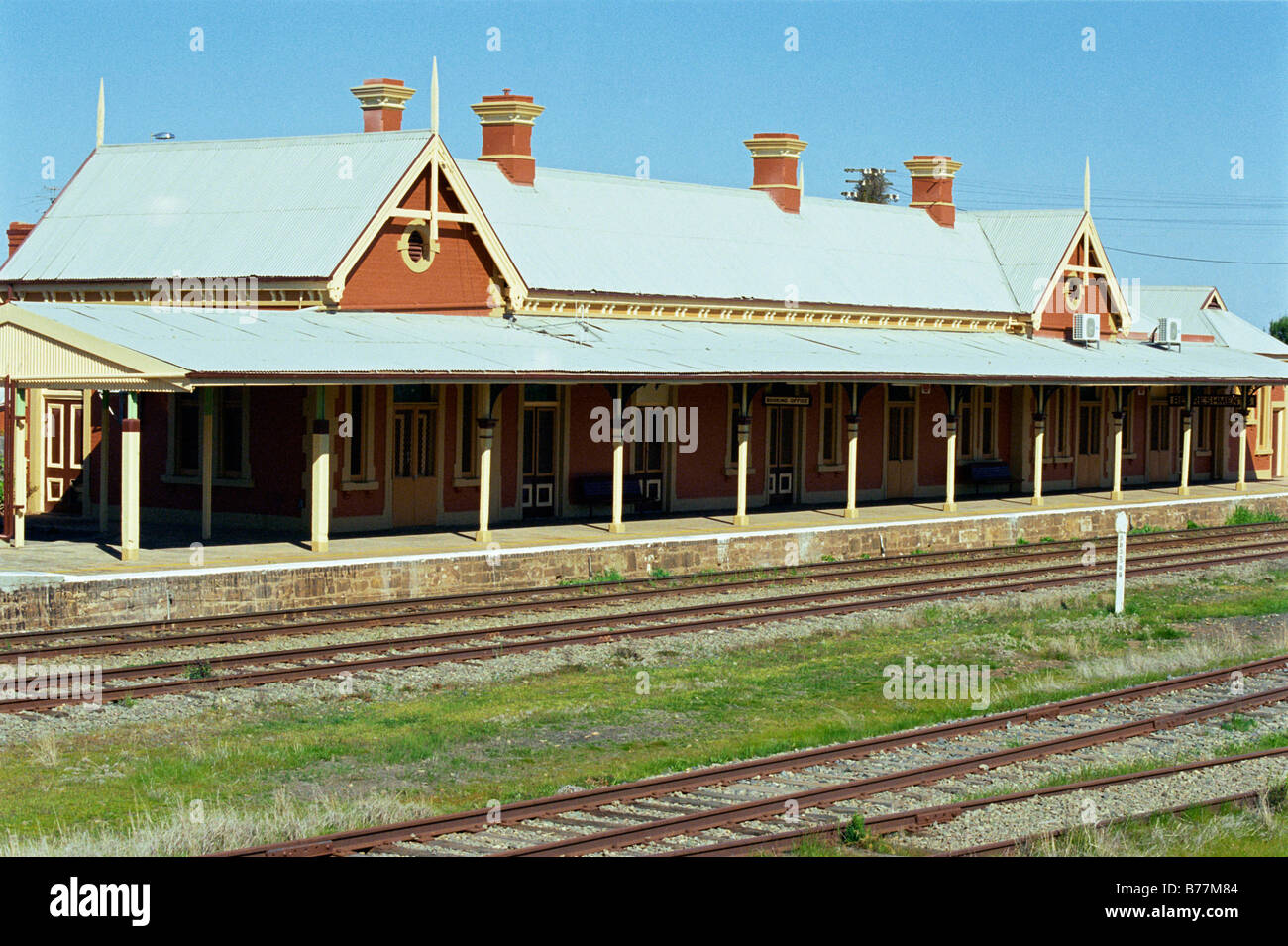 Australia,New South Wales,Narrandera,Railway Station Stock Photo