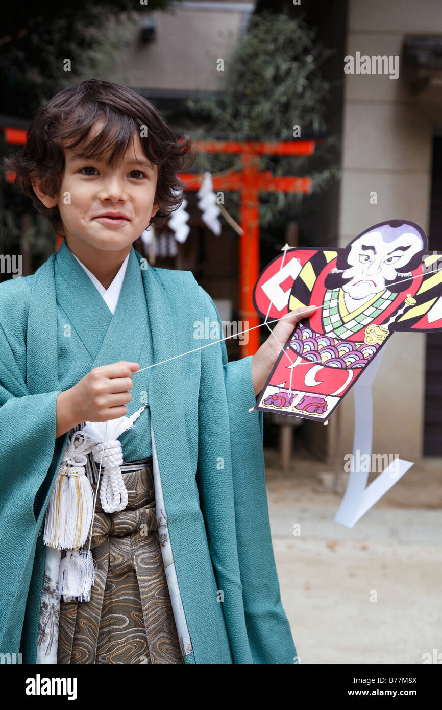 Japan,Tokyo,Young Boy wearing Kimono Stock Photo - Alamy