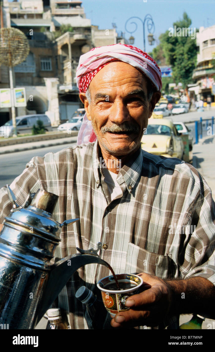 Tea vendor, Hama, Syria, Middle East, Orient Stock Photo - Alamy