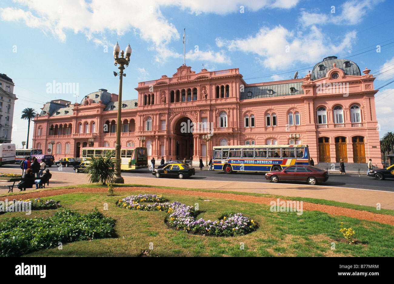 Casa Rosada, seat of Government on Plaza de Mayo, Buenos Aires, Argentina, South America Stock Photo