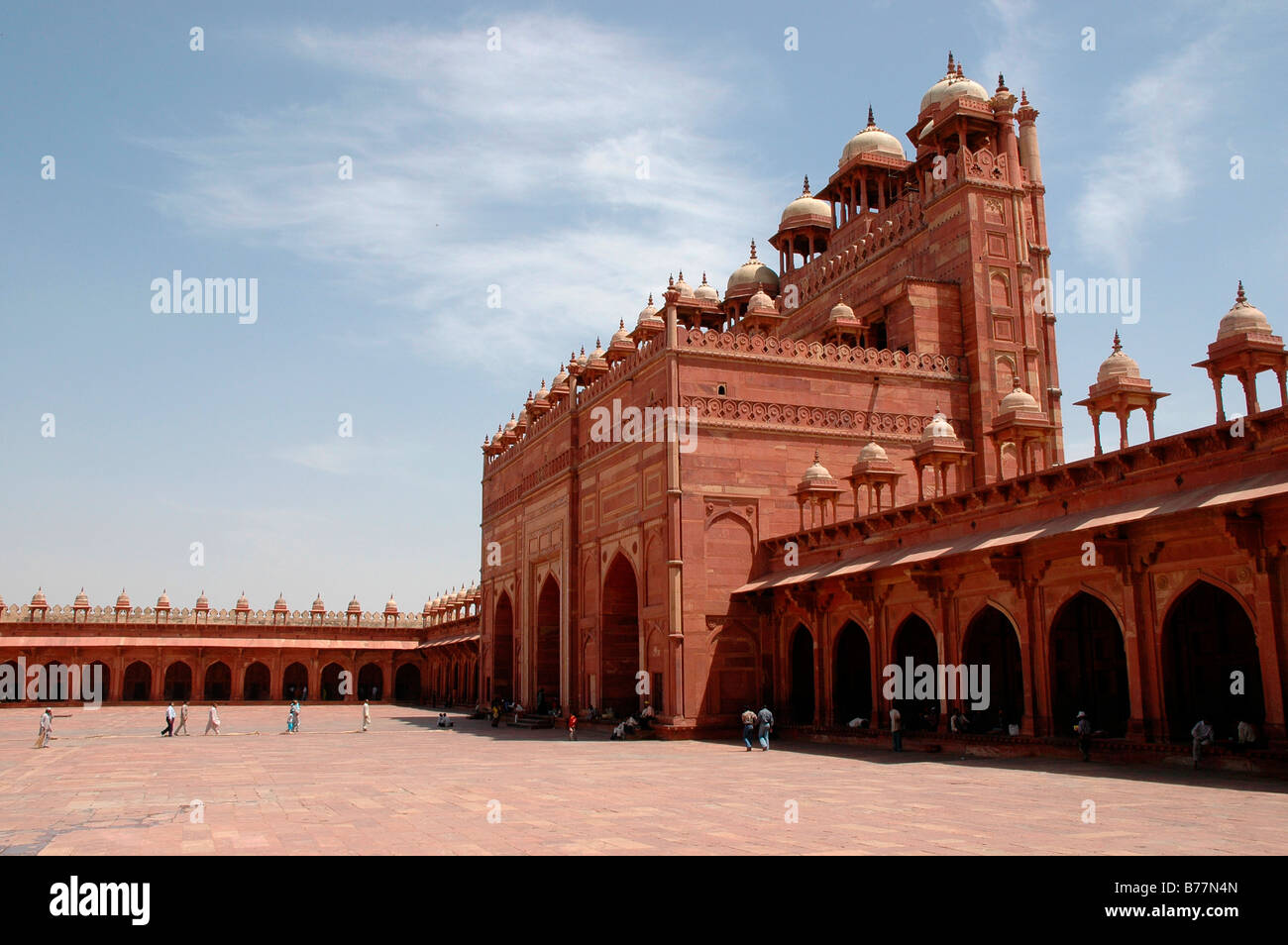 Fatehpur Sikri Majestic Fort in Rajasthan, UNESCO World Heritage Site, India, Asia Stock Photo